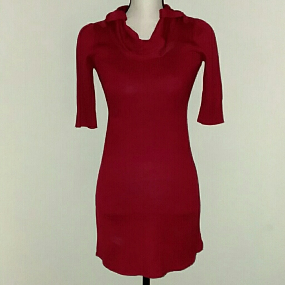 Red Dress/Top with 3/4 Sleeves